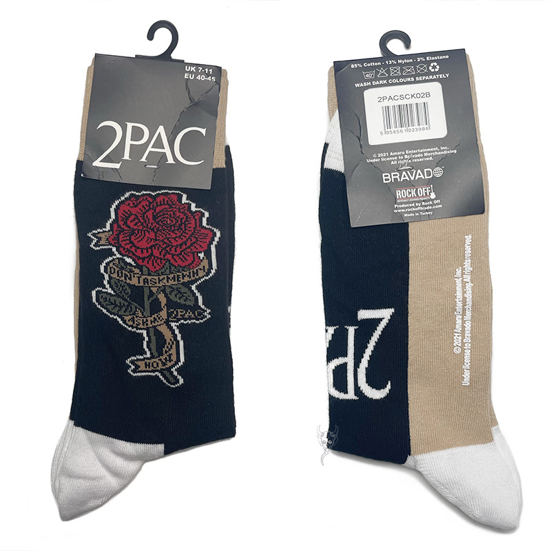 TUPAC 官方原版袜子 Rose (Socks UK7-11)